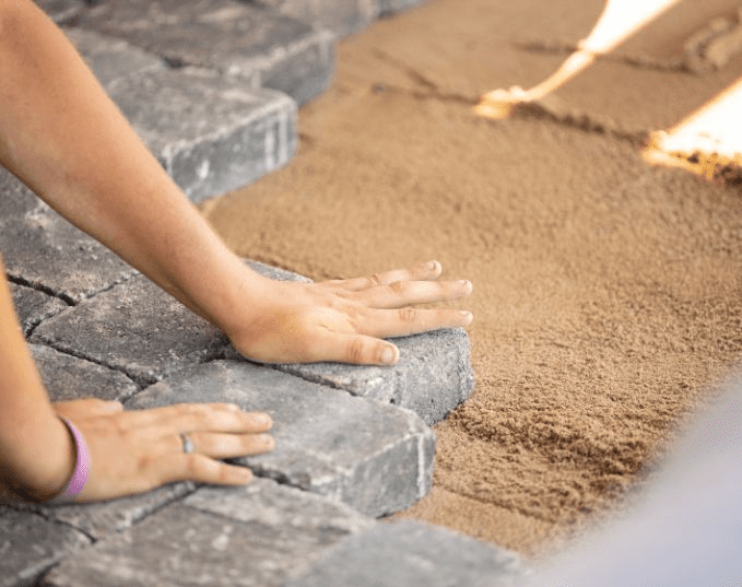 Paver Patio Custom Lawn Care and Landscaping